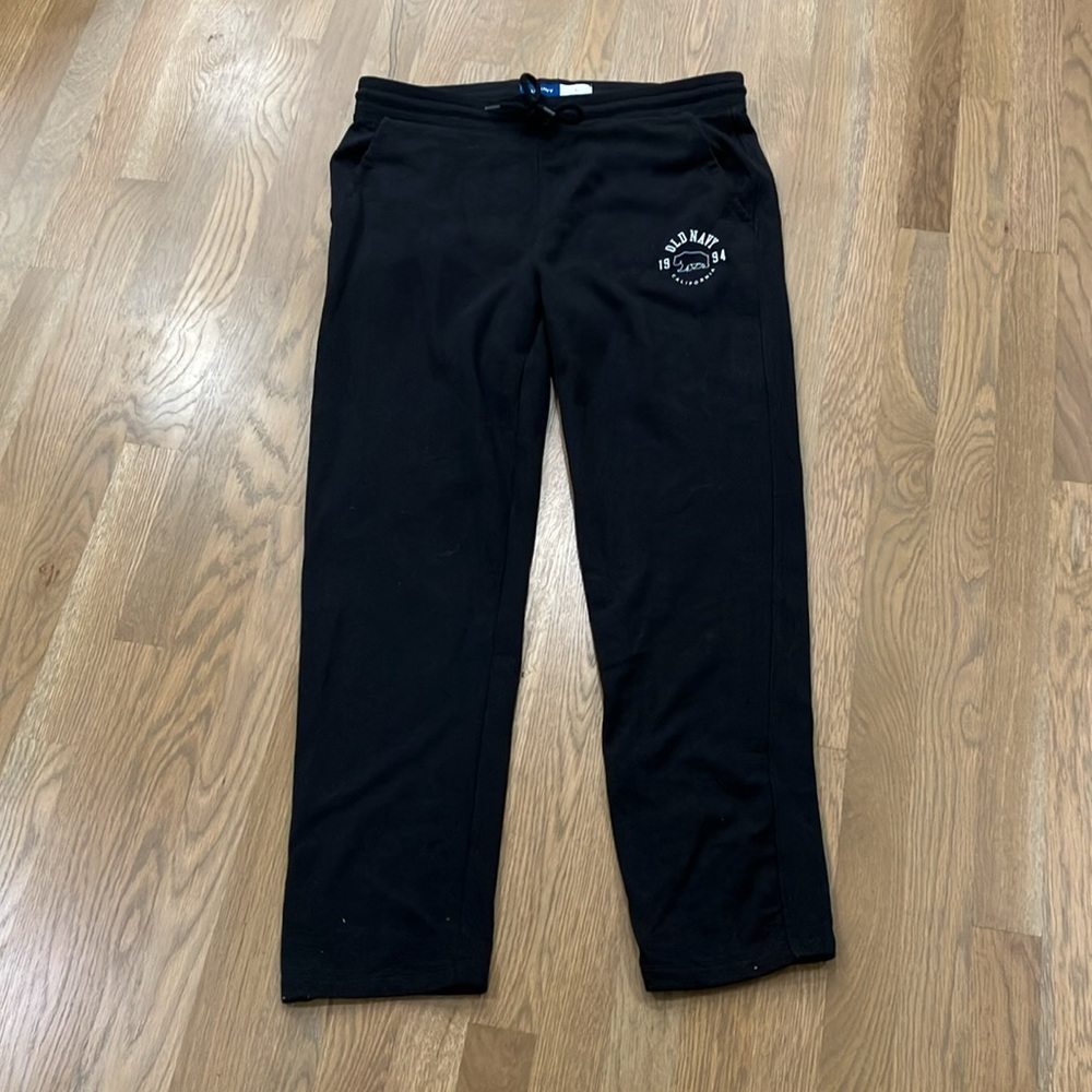 Old Nay Men's Lot Of 2 Two Navy Blue And Black Sweatpants Joggers - Picture 6 of 9